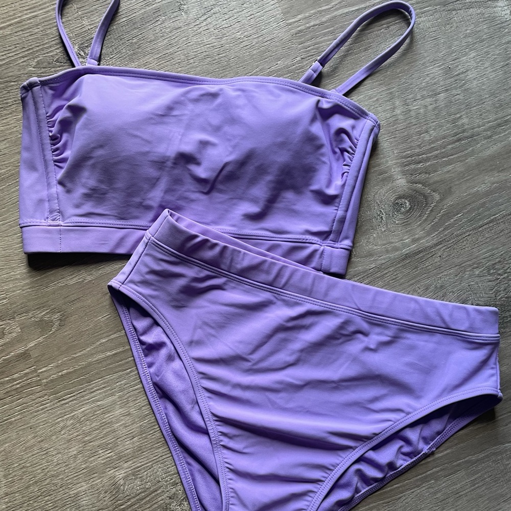 Lilac women’s high waisted bikini